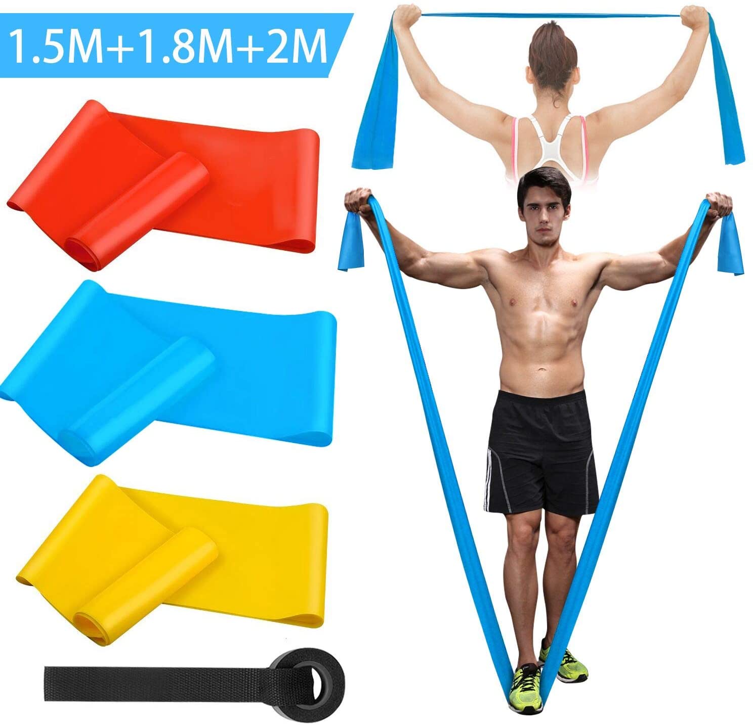 Crossfit Accessories - Эластичные ленты для фитнеса, 3 шт.,