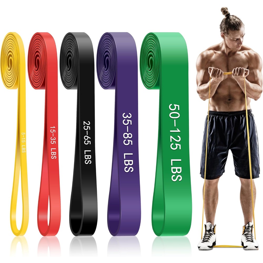 Crossfit Accessories - Эспандеры для подтягиваний, 5-уровневые эспандеры для